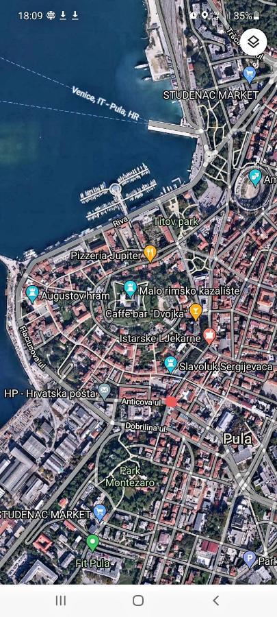 Antique Center Pula Apartment Ngoại thất bức ảnh